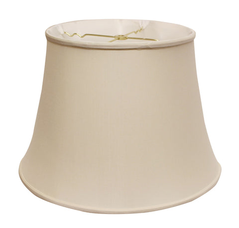 18" Biege Sloped Euro Bell Pongee Shantung Lampshade