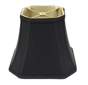 10" Black with Bronze Lining Slanted Square Bell No Slub Lampshade