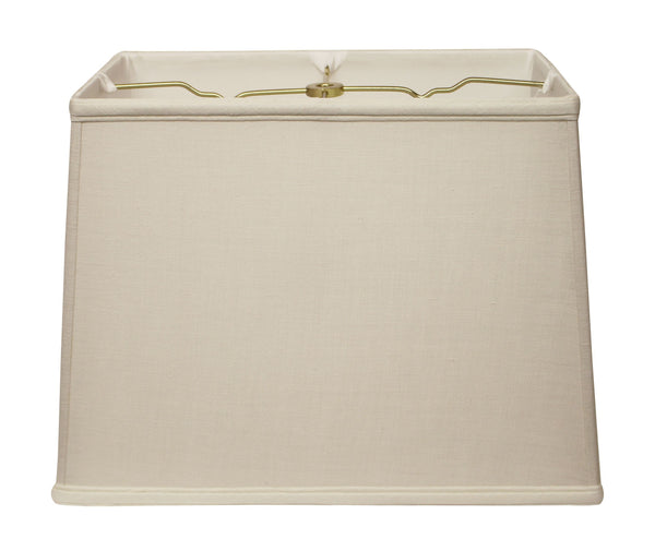 16" Off White Throwback Rectangle Linen Lampshade