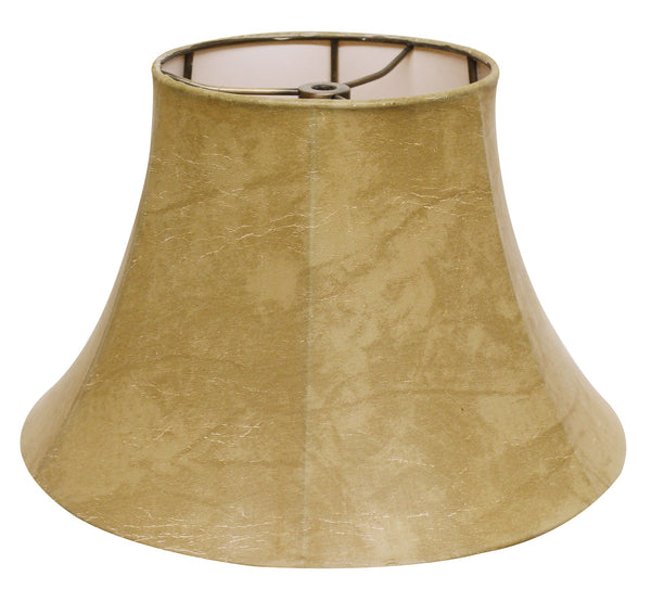 12" Faux Snakeskin Slanted Softback Parchment Lampshade