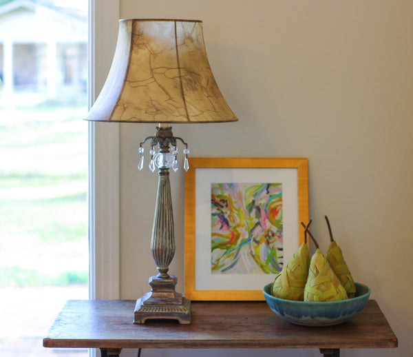 12" Antique Parchment Slanted Softback Lampshade