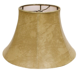 14" Faux Snakeskin Slanted Softback Parchment Lampshade