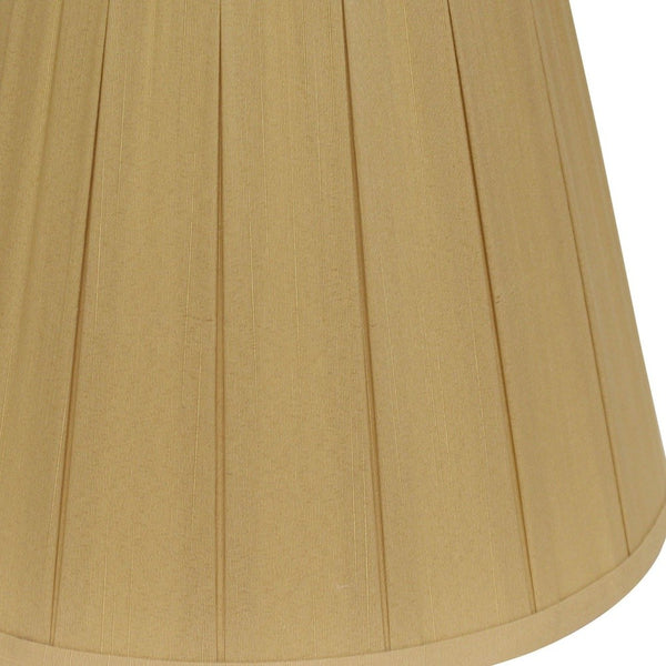 11" Primrose Slanted Crimped Box Shantung Lampshade