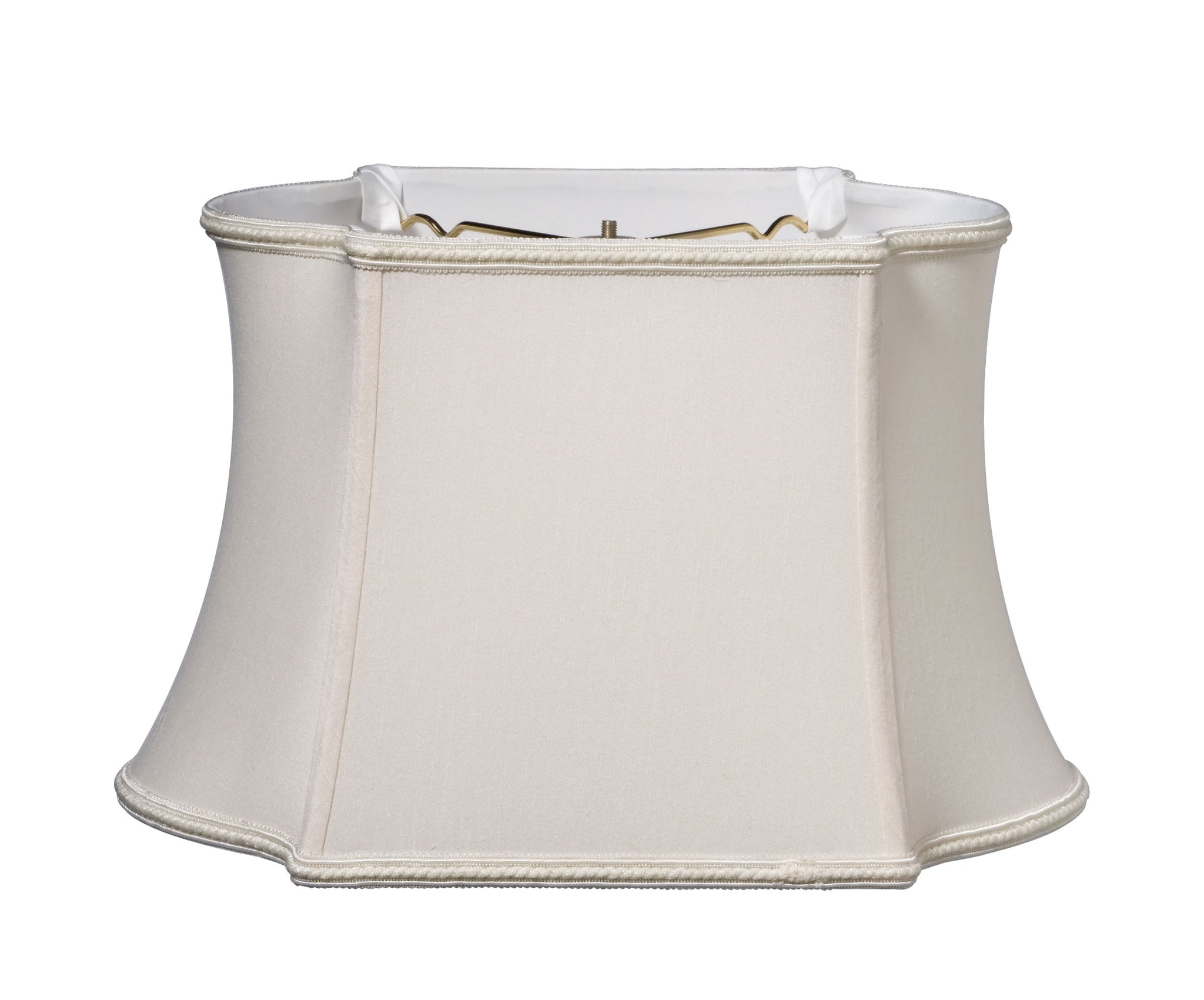 12" Cream Premium Oblong Shantung Lampshade