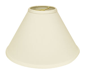 15" Ivory Deep Cone Slanted No Slub Lampshade