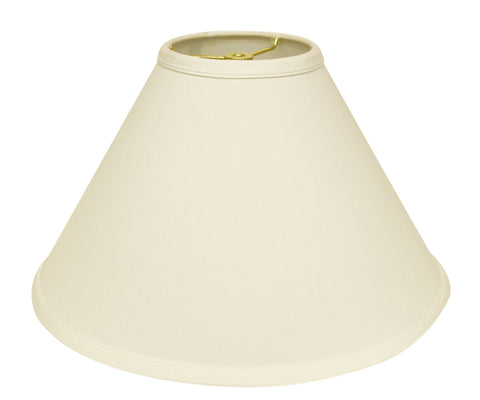 15" Ivory Deep Cone Slanted No Slub Lampshade