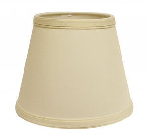 12" Ivory Empire Hardback Slanted No Slub Lampshade