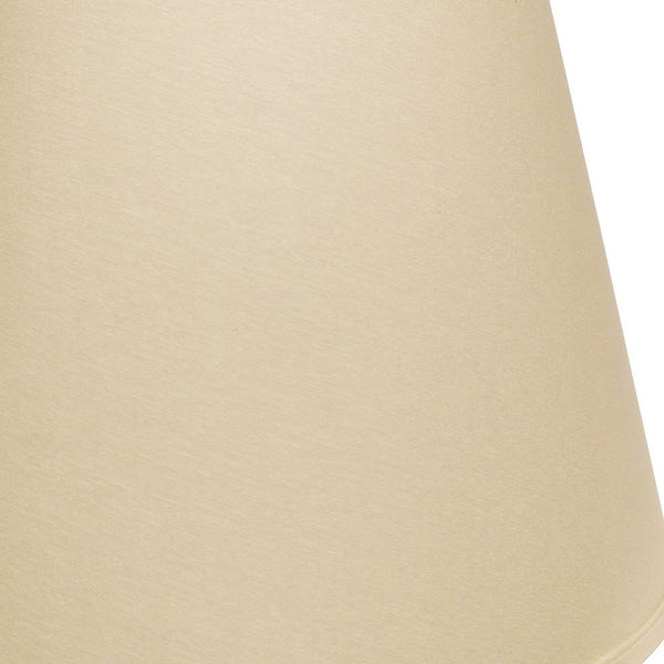 18" Parchment Biege Empire Linen Lampshade