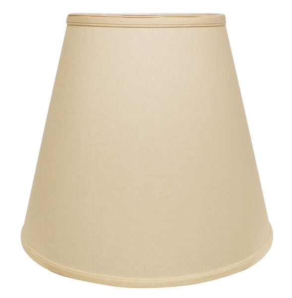 18" Parchment Biege Empire Linen Lampshade