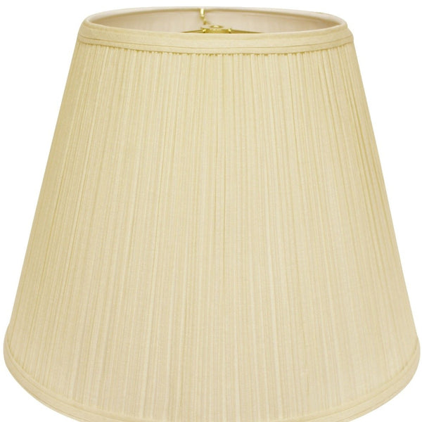 18" Ivory Empire Deep Slanted Broadcloth Lampshade