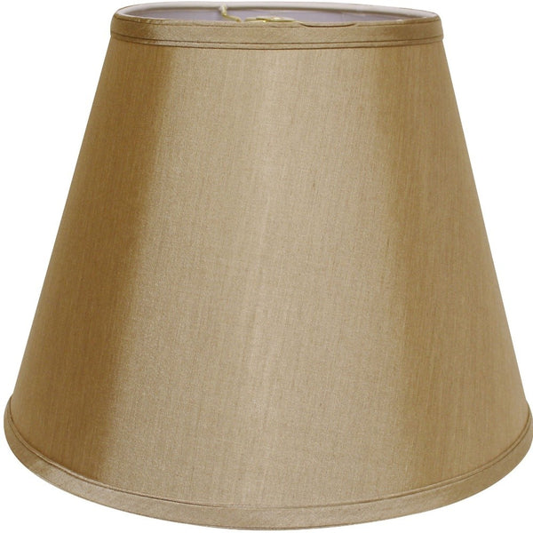 18" Pale Brown Empire Deep Slanted No Slub Lampshade