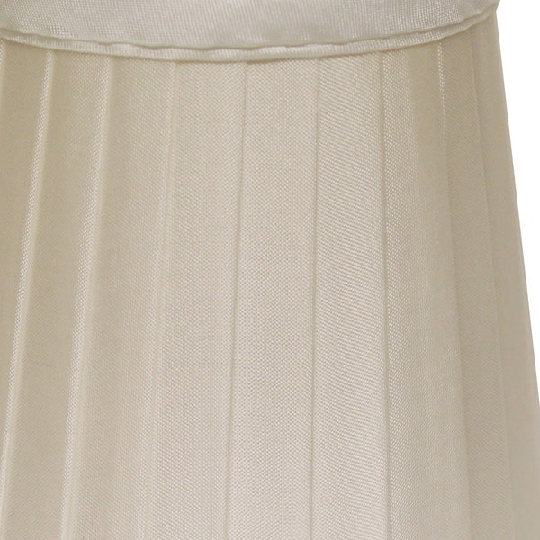 5" Slate Grey Set of 6 Slanted Pleat Chandelier Silk Lampshades