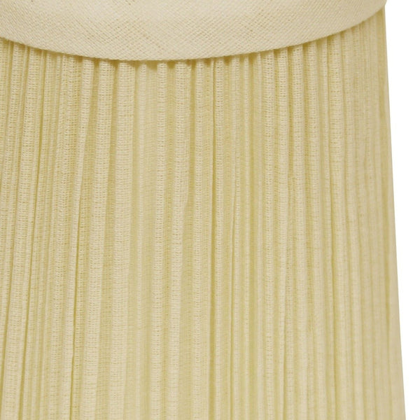 5" Ivory Set of 6 Chandelier Broadcloth Lampshades