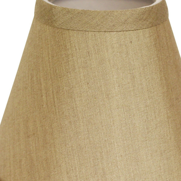 5" Pale Brown Set of 6 Chandelier No Slub Lampshades