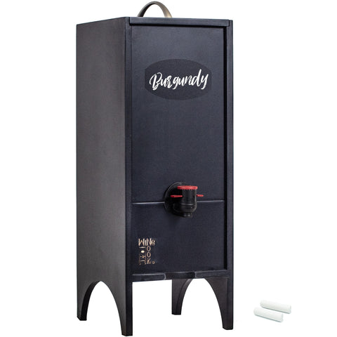 Chic Black Wine Beverage Dispenser