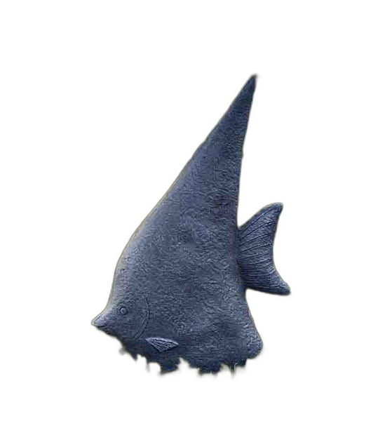 24" Dark Grey Fish Indoor Outdoor Statue