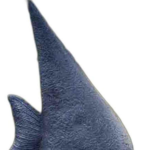 24" Dark Grey Fish Indoor Outdoor Statue