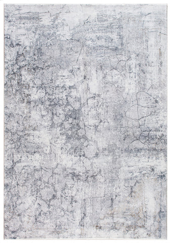 2’ x 7’ Gray Distressed Marble Runner Rug