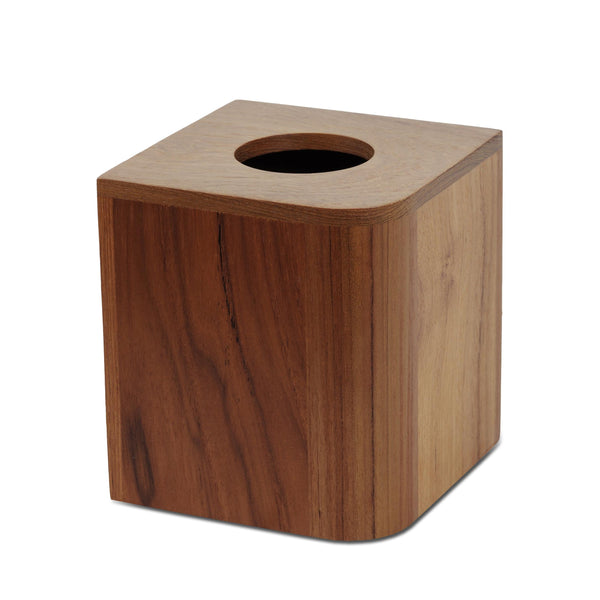 Designer Genuine Teak Tissue Box Cover