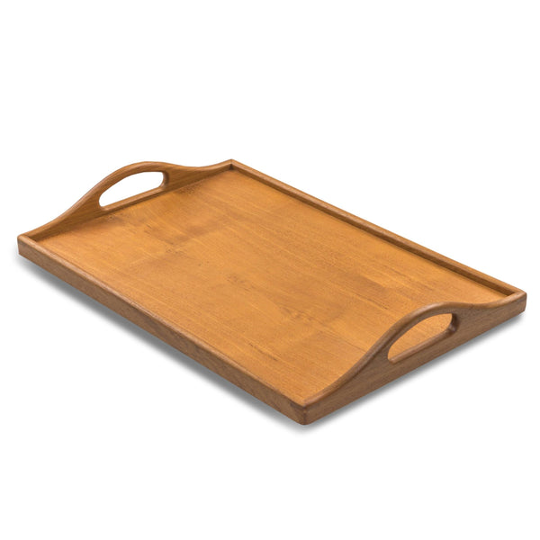 Designer Solid Teak 19" Serving Tray