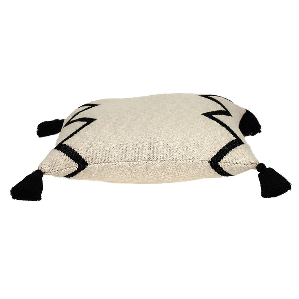 Parkland Collection Zinga Transitional Cream Throw Pillow