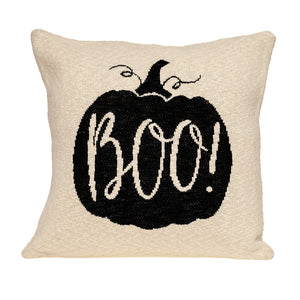 Parkland Collection Baby Boo Transitional Cream Throw Pillow