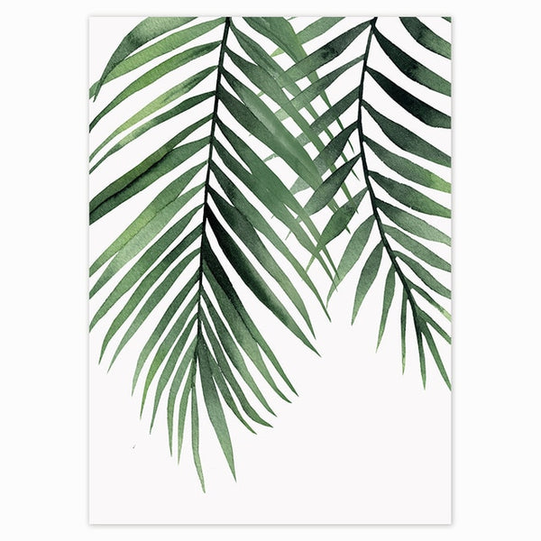 Wall Plant Art on Canvas