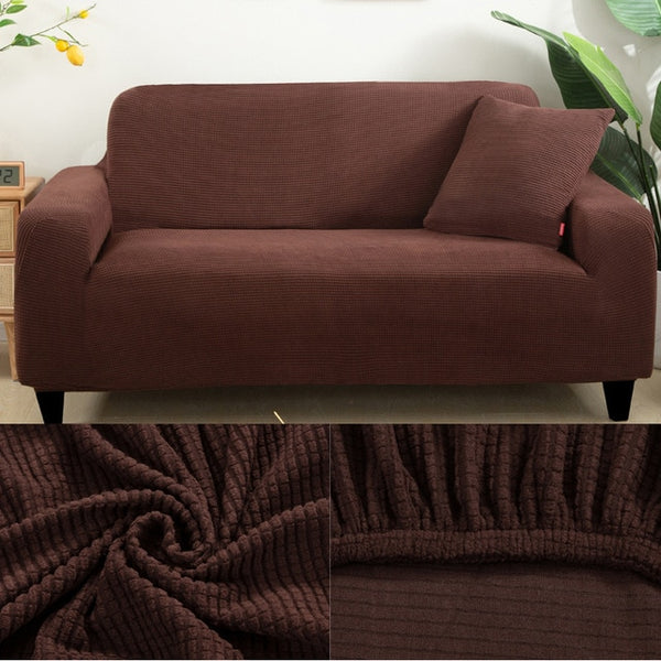 Solid Color Sofa Cover