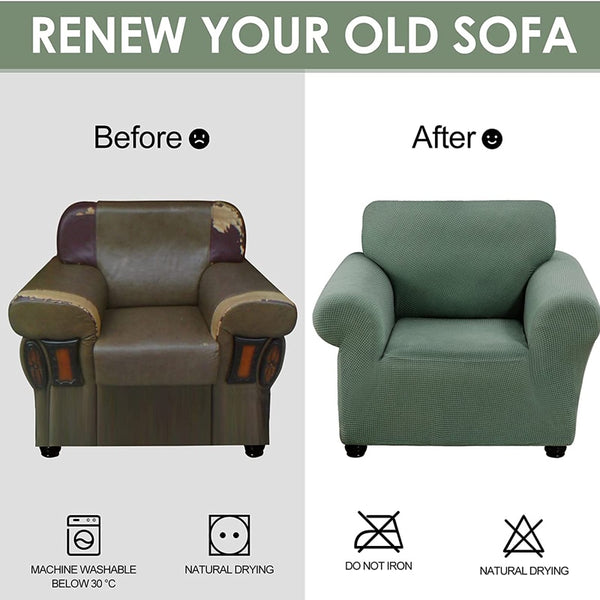 Solid Color Sofa Cover